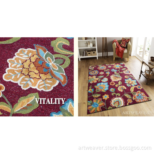 Polyester Hand Tufted Carpet